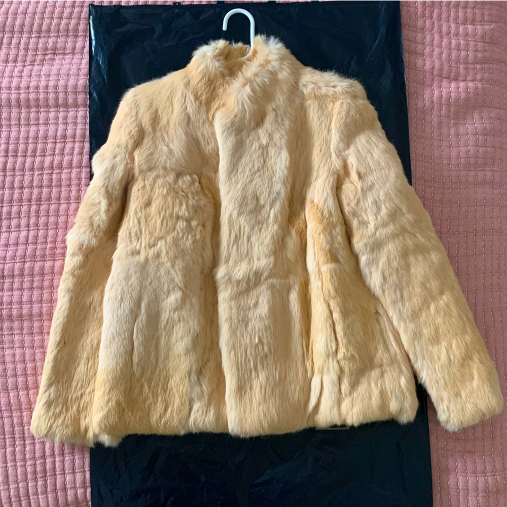Genuine rabbit fur coat/jacket